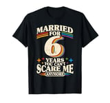 Married 6 Years Gay Lesbian 6th Wedding Anniversary LGBTQ T-Shirt