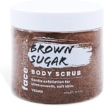 Face Facts Body Scrubs | Brown Sugar | Exfoliates + Softens |400g 