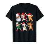 Dabbing Xmas Characters - Xmas Christmas Squad T-Shirt