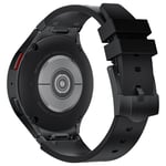 Samsung Galaxy Watch 20mm Armband i Silikon Svart Spänne Svart