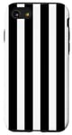 iPhone SE (2020) / 7 / 8 black and white striped vertical stripes Case Case