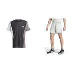 adidas Men's Own The Run Colorblock Tee T-Shirt and Shorts