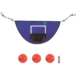 Tlily - Cerceau de Basket-Ball Trampoline avec Mini-Basket-Ball Trampoline de Panier de Basket-Ball Facile à Installer pour Plonger en Toute SéCurité