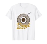 Vinyl Addict Vintage Record Player Music Lovers Retro DJ T-Shirt