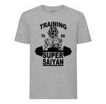 T-Shirt Homme Col Rond Training To Go Super Sayan Dragon Ball Z Dbz