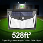 Solar Powered 208led Pir Motion Sensor Wall Security Light Garden Outdoors Lamps