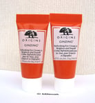 Origins Ginzing Refreshing Eye Cream Original Shade 2 x 5ml tube