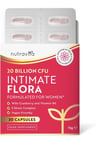 Intimate Flora Probiotics for Women with Vit B6 & Cranberry - 20 Billion CFU