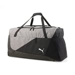 PUMA Teamfinal Teambag S Sac de Sport Mixte, Noir/Gris Chiné Moyen, Taille Unique