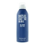 Diesel Mens Only The Brave Body Spray 200ml - One Size