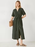 HUSH Jessie Midi Cotton Dress