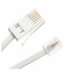 RJ11 to BT Modem Cable Lead Telephone Phone Plug BT Socket 2 PIN Crossover 3m