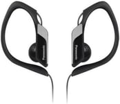 Panasonic Sports Headphone Black Water Resistant Sports Clip Earphones RP-HS34E