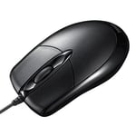 Sanwa Supply PS/2 Wired Optical Mouse Black MA-130HPBK