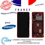 Originale Ecran complet Rouge Pour Samsung Galaxy S20 FE 4G G780F Avec Châssis