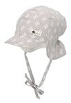 Sterntaler Casquette pour garçon avec protège-Nuque Motif Cactus Gris Clair Taille 43