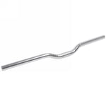 Guidon VTT Zoom en Aluminium Argent 620mm, 25,4mm, Rehausse 10°, 30mm Zoom