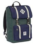 Seven Invicta Backpack - Shot Pack - Green Blue - Padded PC and Tablet Pocket - American 28 L, One Size