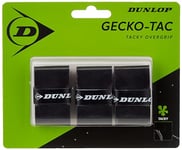 Dunlop 613263 Gecko Tac Tennis Overgrip Black 3 Adulte Unisexe, Noir, Taille Unique