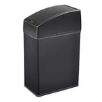 Sensor Touchless Hands-free Motion Waste Bin 3L with Infrared Technology Automatic Touchless Opening and Closing for Hygienic Waste Disposal Kitchen or Bathroom Rectangular Black