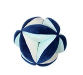 Balle sensorielle Bleue en Peluche Les P'tits féeriques 12 cm - Améliore la motricité et développe Les Sens de bébé - Dès la Naissance - Lavable - Gipsy Toys