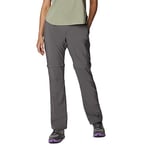 Columbia Women's Silver Ridge Utility Convertible Pant Hiking Convertible Trousers, City Grey, Size 2/R