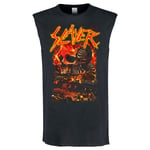 Amplified Mens War Skull Slayer Sleeveless Tank Top