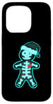 iPhone 15 Pro X-Ray Gingerbread Man Skeleton Christmas Nurse Xray Tech Case