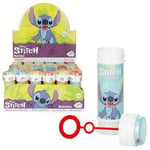 COLORBABY 77486 Stitch Lot de 36 Pompons pour Enfants Disney, 60 ML, 4 modèles, Jeu du Labyrinthe, pomper Savon, Cadeau fête d'anniversaire, décoration pour Enfants, Jouets 3 Ans