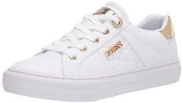 GUESS Femme GWLOVEN Basket, Blanc, 36.5 EU