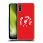 Head Case Designs Officially Licensed Liverpool Football Club White LFC On Red Liver Bird Soft Gel Case Compatible With Xiaomi Redmi 9A / Redmi 9AT