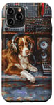 Coque pour iPhone 11 Pro Nova Scotia Retriever Toller Peinture chien amateur de musique