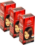 Schwarzkopf Medium Brown 41 Poly Color Permanent Hair Colour x 3