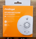 FireAngel HW1-R Mains Heat Alarm + 9V Battery  For Kitchens, Lofts & Garages