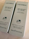 Liz Earle  Skin Repair Gel Cream 15ml Naturally Active 15ml NEW x2 🌸🌸