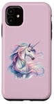 Coque pour iPhone 11 Licorne majestueuse mystique et élégante