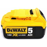 DeWalt DCW 210 P1 Ponceuse excentrique sans fil et sans balais 18V 125 mm + 1x Batterie 5,0 Ah + Chargeur + Coffret de transport