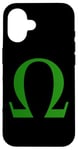 iPhone 16 Alpha Omega Letter Greek Alphabet Case