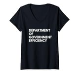 Womens Department of Government Efficiency - New Government Agency V-Neck T-Shirt