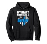 my heart sherif belongs to a police officer Pullover Hoodie