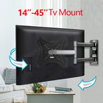 Cantilever Full Motion Pull Out TV Wall Bracket Mount 18 26 32 37 40 42 " LED 3D