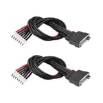 sourcing map 6S Lipo Balance Cable Extention Wire 20CM Adapter 2PCS
