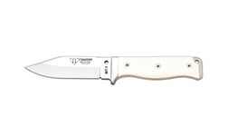 Cudeman Adultes Survival Micarta Blanc avec Liner Rouge, Longueur de la Lame : 11 cm, Couteau de 1159 cudm, Non renseigné