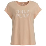 T-shirt Only Play  TEE SHIRT ONLY - SALMON PRINT  IN WHI - L