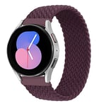 Tressé Solo Loop Bracelet 20mm Compatible pour Samsung Galaxy Watch 5/Galaxy Watch 4 40mm 44mm/Galaxy Watch 5 pro 45mm,bracelet sport nylon élastique pour Galaxy Watch 4 Classic/Galaxy Watch 3 41mm