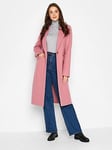 Long Tall Sally Cosy City Coat - Blush, Pink, Size 16, Women