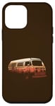 Coque pour iPhone 12 mini Van Silhouette Coucher de soleil orange