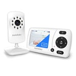 HelloBaby Baby Monitor, Upgrade Video Baby Monitor with Camera and Night Vision, 960p, No WiFi for Privacy, ECO Mode,Digital 2X Zoom,Alarm Function