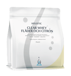 Clear Whey vassleproteinisolat fläder och citron, 400g - Holistic