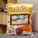 6/8/9 PCS Yummy Plush Cheesy Puffs Stuffed Bag Of Plush Cheese Snacks Balls Gift